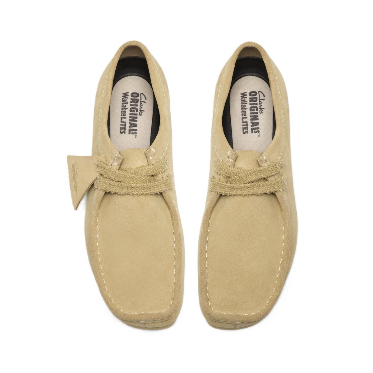Clarks Originals Wallabee Lite Suede Women's Maple Shoes