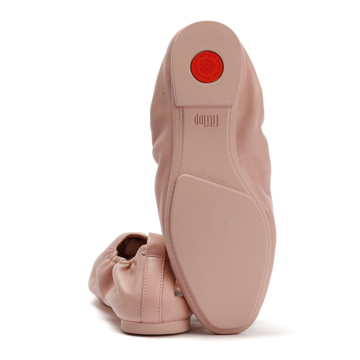 FitFlop DELICATO X PANTONE Poise Leather Ballerinas