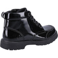 Hush Puppies Jolie Patent Leather Junior Black Boots