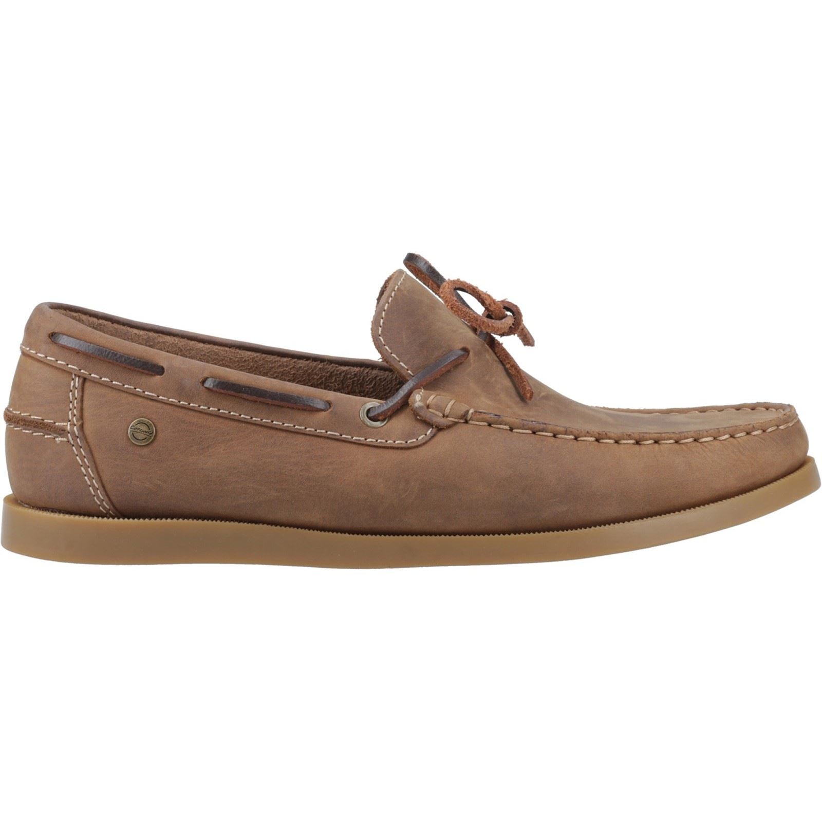 Cotswold Slad Leather Men's Tan Boat Shoes