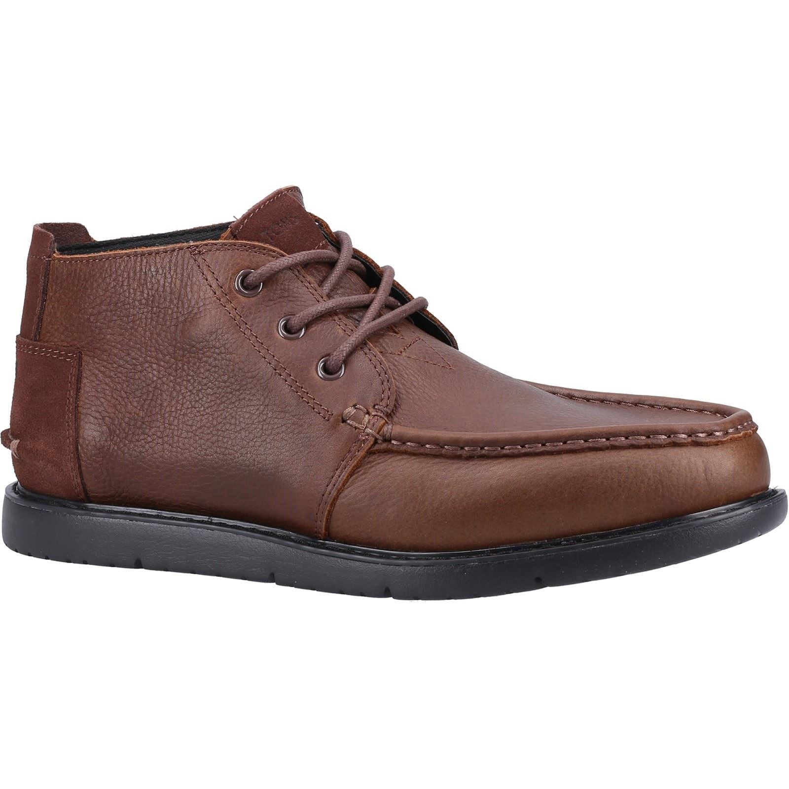 TOMS Navi Moc Chukka Leather Men's Brown Ankle Boots