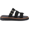 Hush Puppies Celeste Slide Leather Women's Black Sandals
