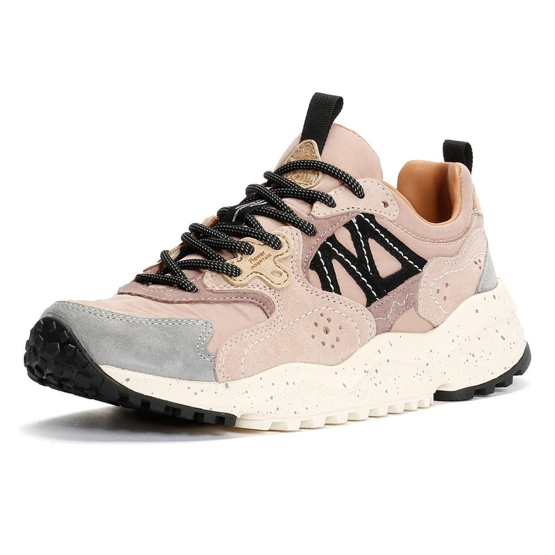 Flower Mountain Solin Women's Suede/Nylon Grey/Soft Pink Trainers
