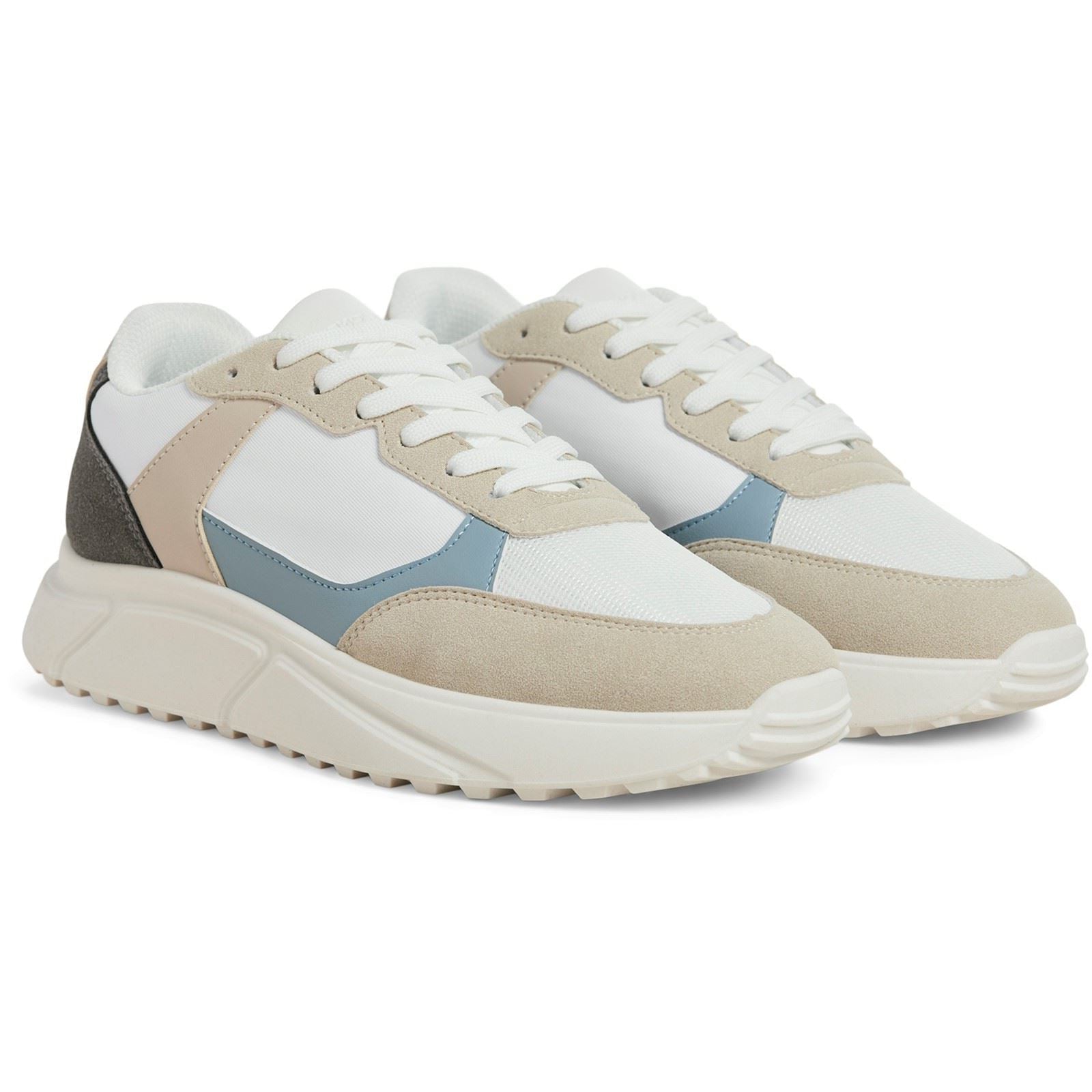 Jack & Jones Aspire Runner Synthetic Men's Moonbeam/Citadel Trainers