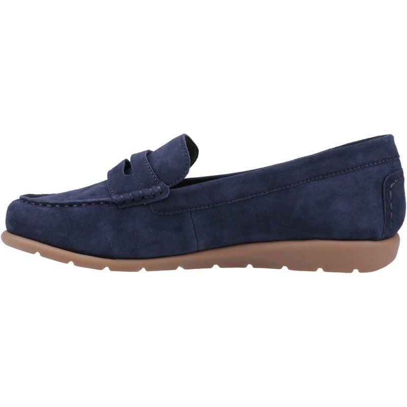 Hush Puppies Shelby Suede Women's Navy Loafers