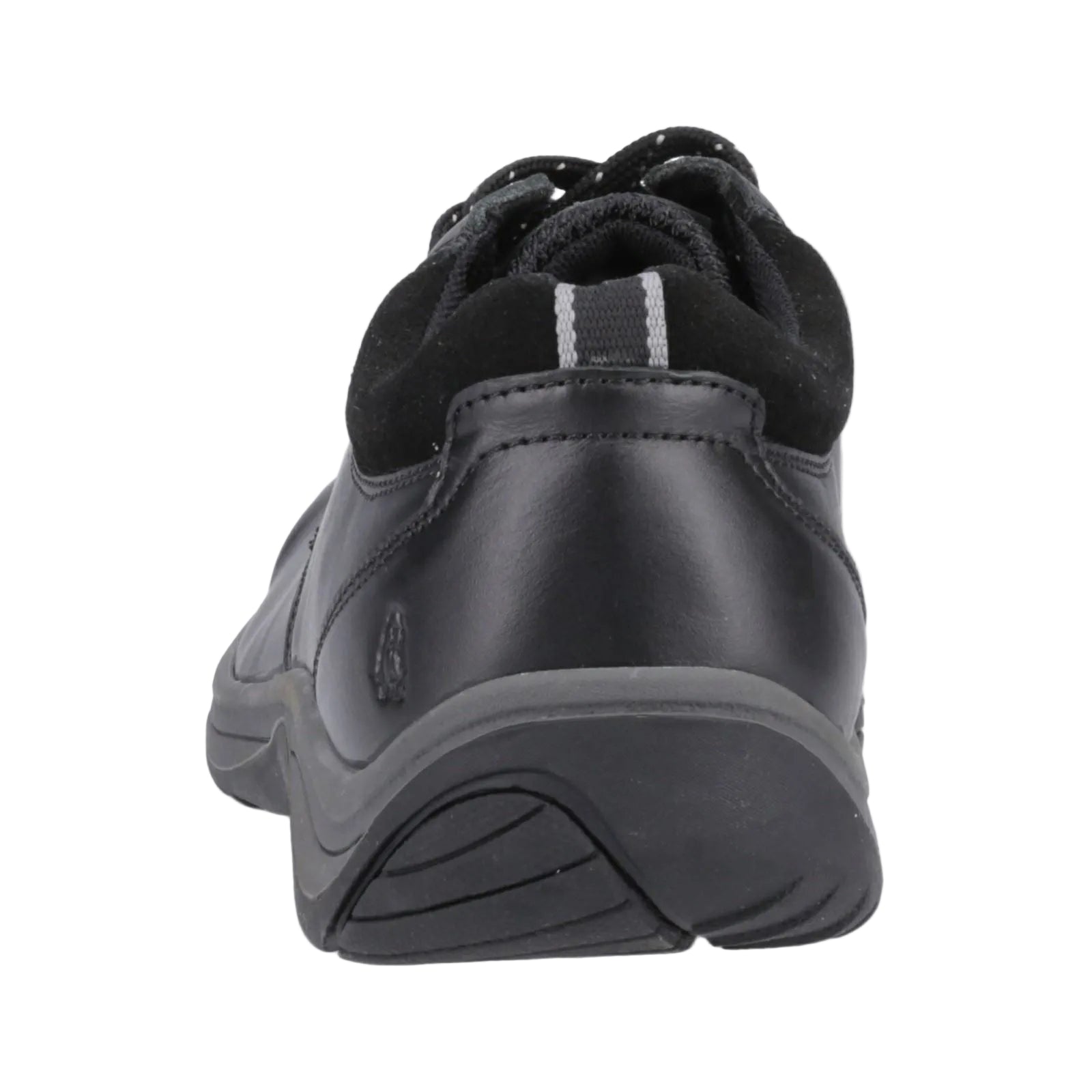 Hush Puppies Derek Leather Men's Black Lace-Up Shoes