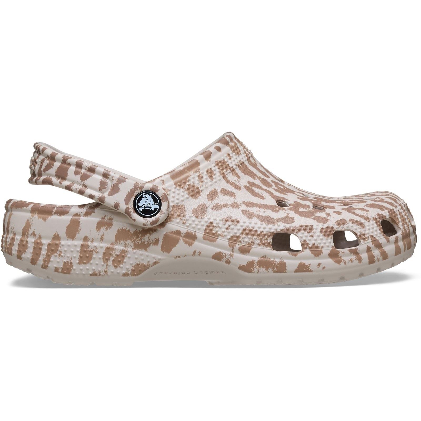 Crocs Classic Pop Animal EVA Women's Beige Clogs