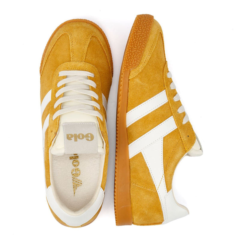 Gola Elan Suede Women's Sun/White Trainers