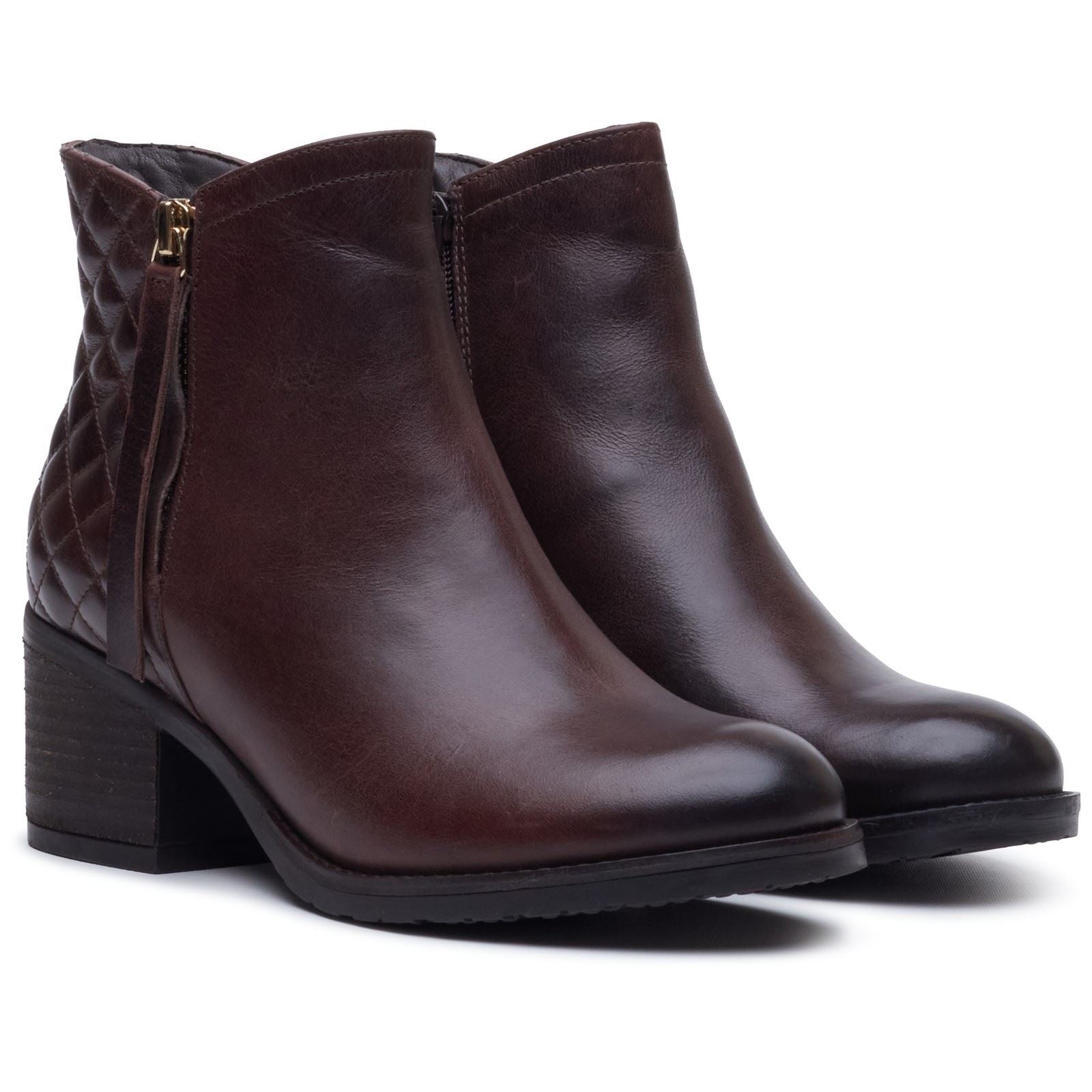 Hush Puppies Halia Leather Women's BROWN Boots