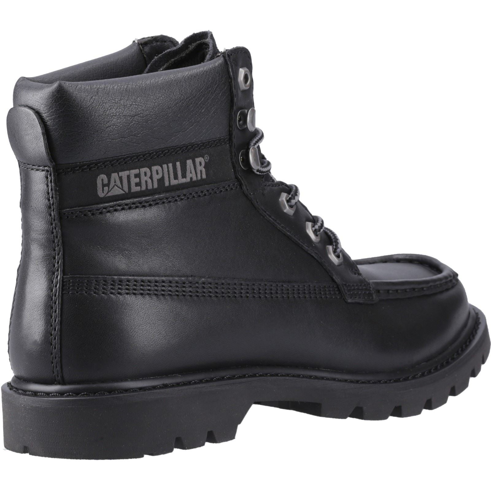Caterpillar Colorado Moc Toe Leather Men's Black Ankle Boots