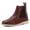 Ben Sherman Hampton Leather Men's Burgundy Chelsea Boots