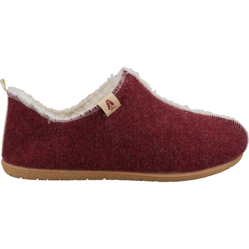 Hush Puppies Good Recycled RPET Synthetic Women's Burgundy Slippers