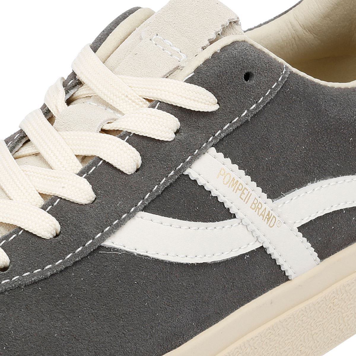 Pompeii Dart Suede Men's Grey/Ecru Trainers