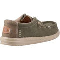 HEYDUDE Wally Workwear Synthetic Blend Men's Dusky Green/Irish Cream Moccasins Shoes
