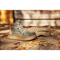 HEYDUDE Wendy Peak Apres PU Coated Canvas Women's Olive Boots
