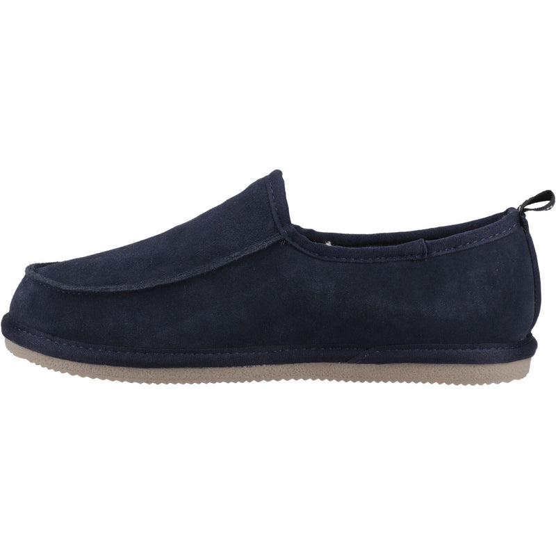 Hush Puppies Charles Suede Men's Navy Slippers