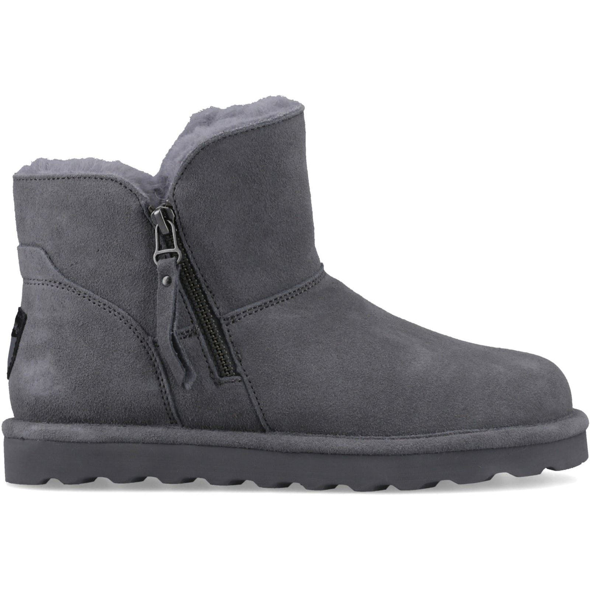Bearpaw Magnolia Suede Women's Grey Winter Ankle Boots