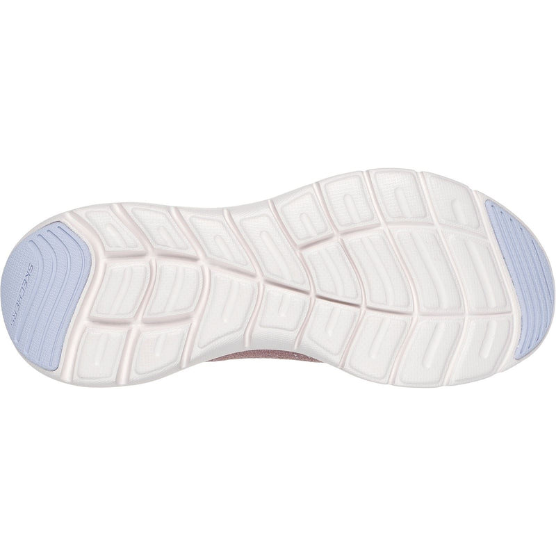 Skechers Flex Appeal 5.0 Cruising Thru Textile Women's Mauve/Light Blue Trainers