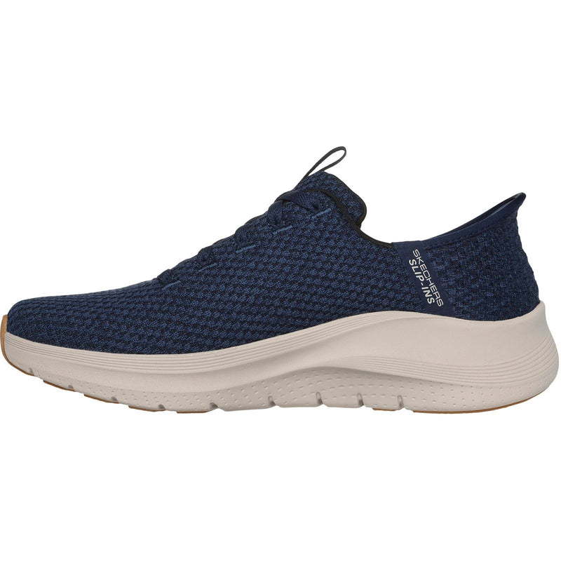 Skechers Arch Fit 2.0 Look Ahead Textile Men's Navy Trainers