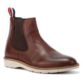 Ben Sherman Hampton Leather Men's Burgundy Chelsea Boots