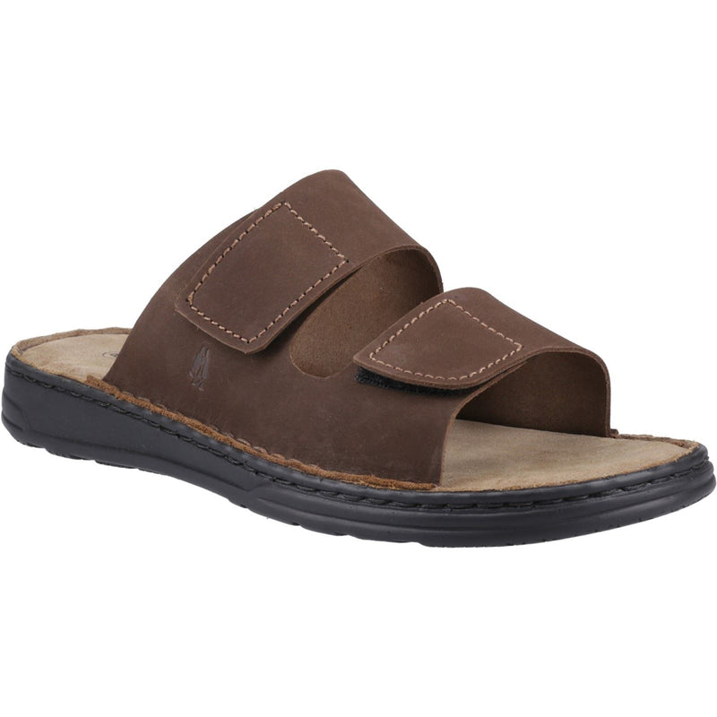 Hush Puppies Eugene Leather Men's Brown Sandals