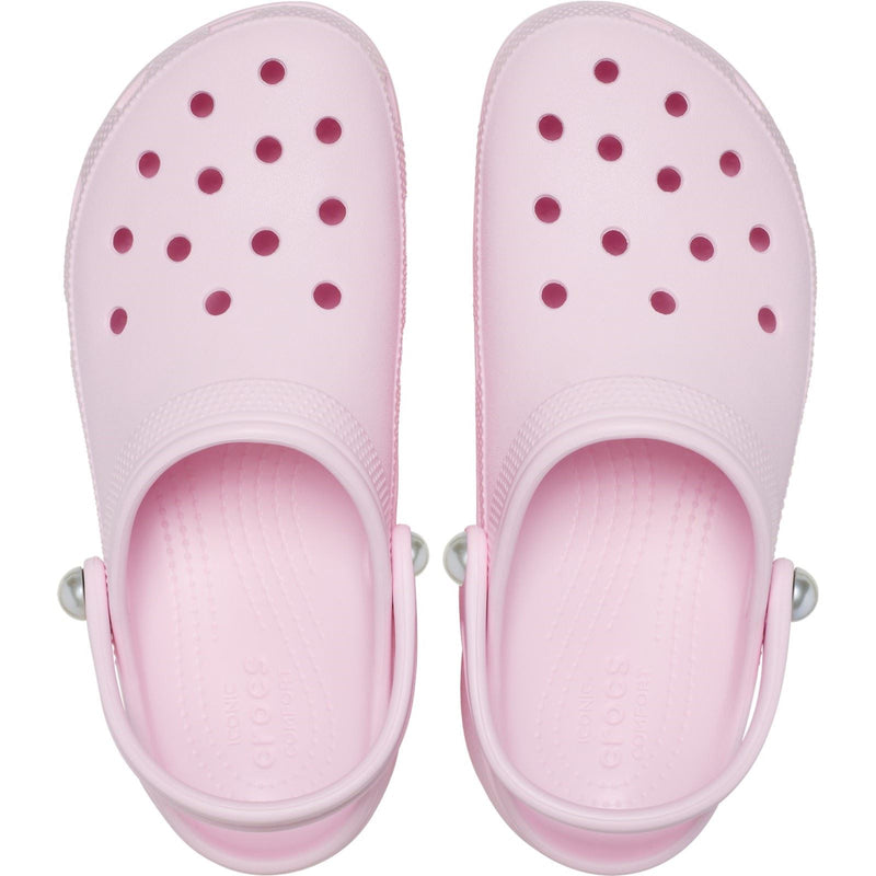 Crocs Classic Platform Synthetic Women's Pink Milk Clogs