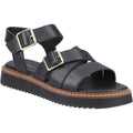 Hush Puppies Cady Leather Women's Black Sandals
