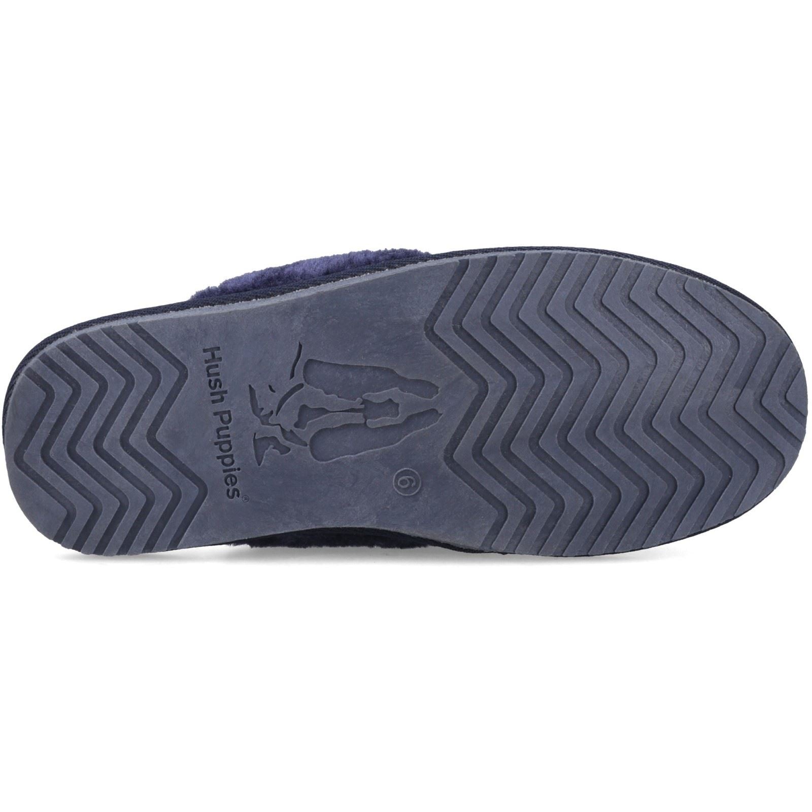 Hush Puppies Arianna Cord Polyester Women's Navy Slippers