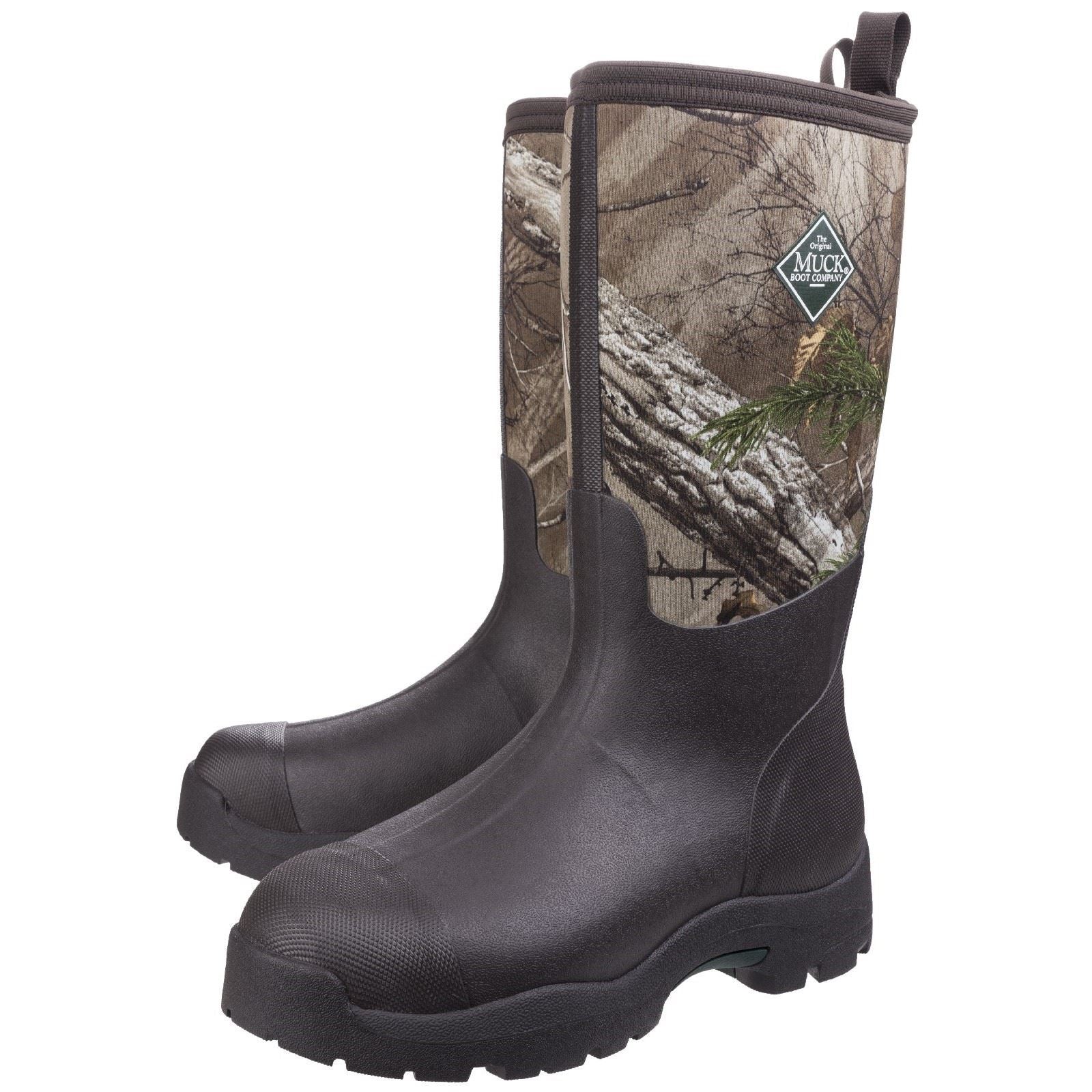 Muck Boots Derwent II Rubber Black/Bark Wellington Boots