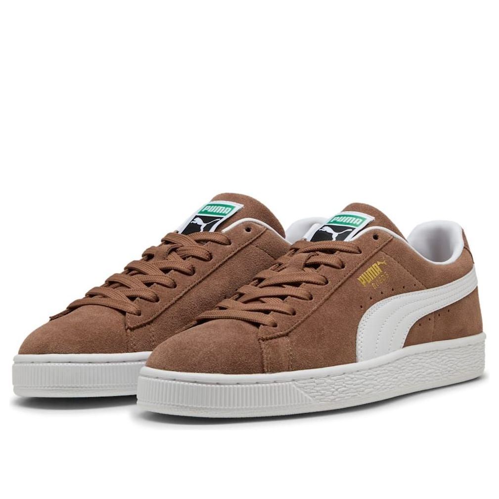 Puma Classic Suede Haute Coffee/White Trainers