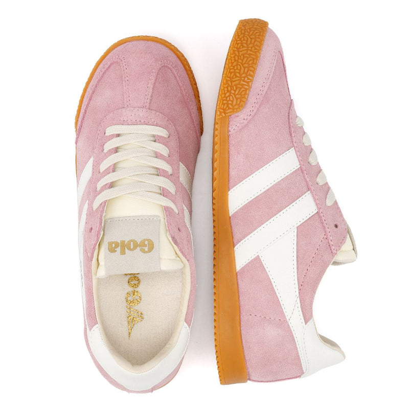 Gola Elan Suede Women's Candy/White Trainers