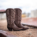 Durango Crush Textile Women's Milk Chocolate Boots