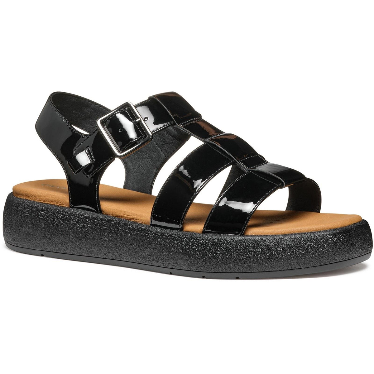 Geox D CAMALEI Synthetic Women's Black Sandals