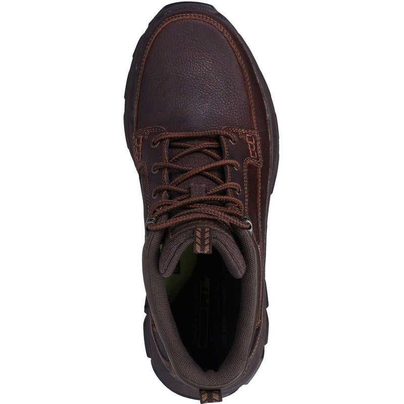 Skechers Respected Boswell Synthetic Men's Red/Brown Hiking Boots