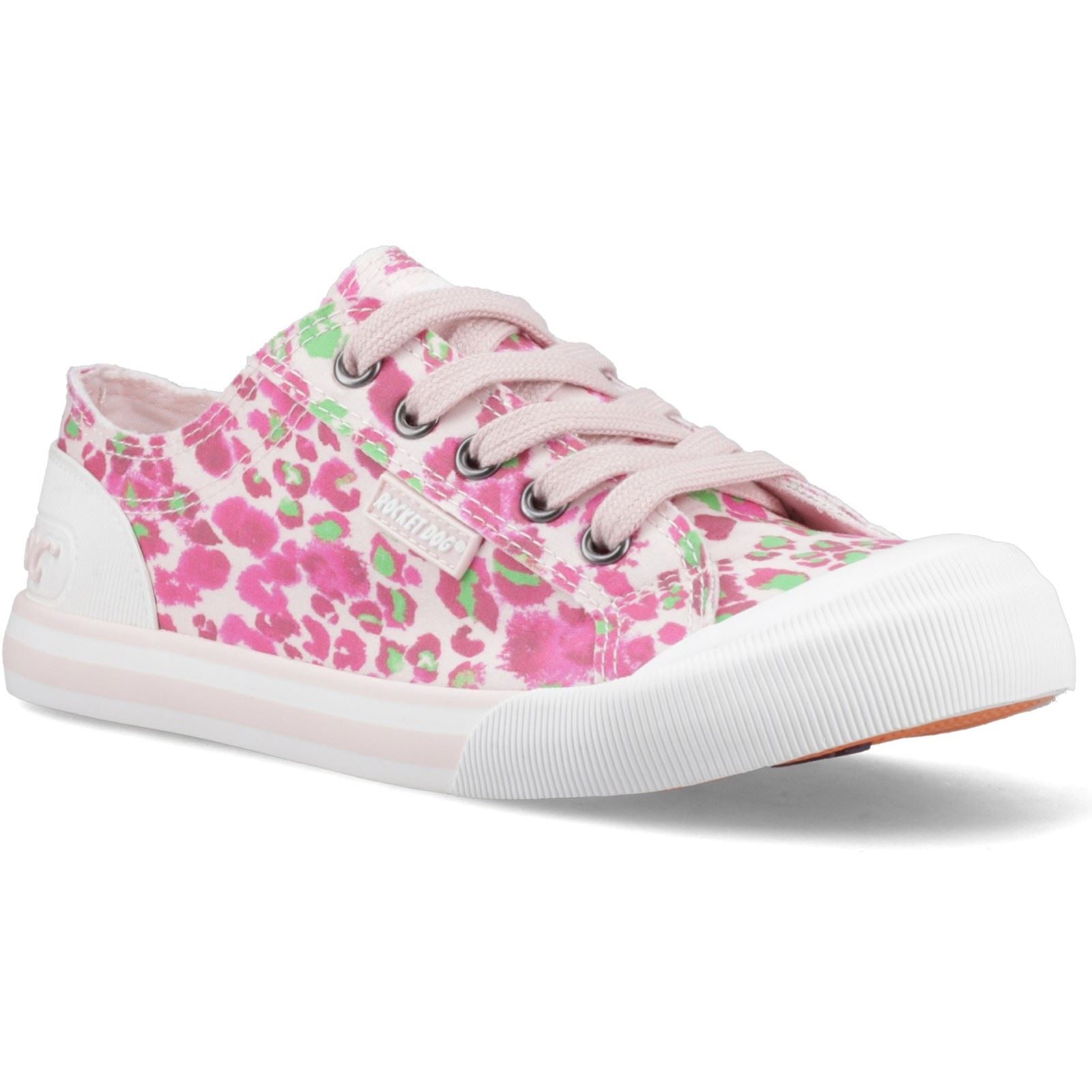 Rocket Dog Jazzin Snap Cotton Women's Pink/Multi Trainers