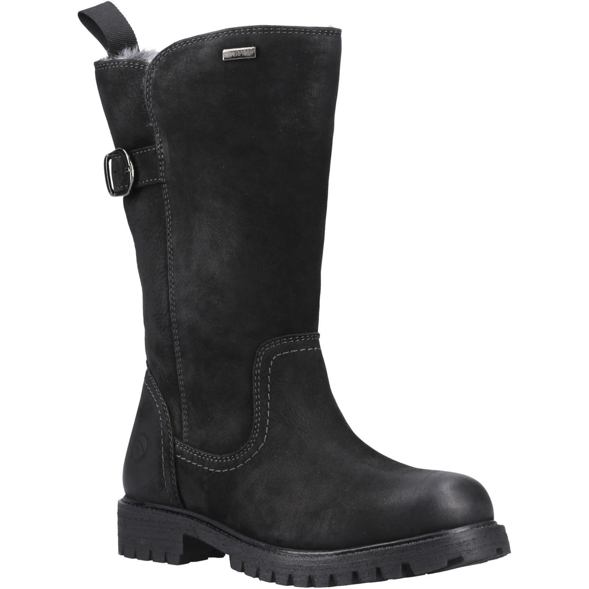 Cotswold Winchcombe Leather Women's Black Boots