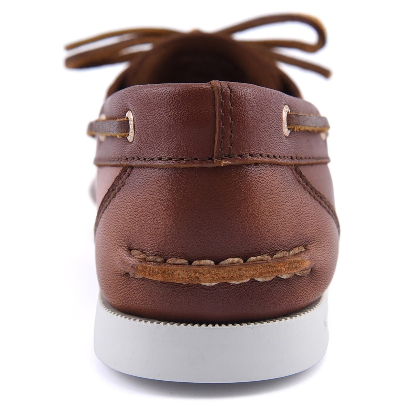 Sperry Authentic 1 Eye Leather Women's Brown Boat Shoes