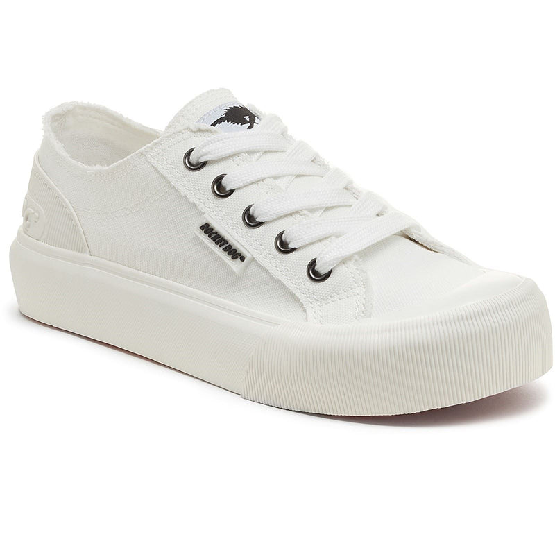 Rocket Dog Jazzin Plus 12A Cotton Women's White Trainers