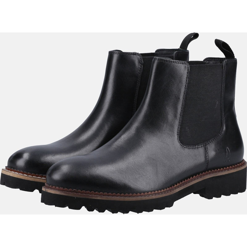 Hush Puppies Gwyneth Chelsea Suede Women's Black Boots