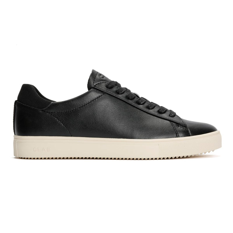 Clae Bradley Milled Leather Men's Black Trainers