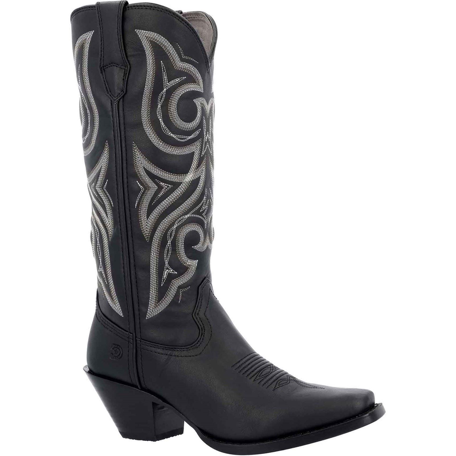 Durango Crush Faux Leather Women's Black Boots