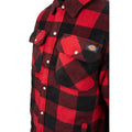 Dickies Portland Synthetic Men's Red Casual Shirt
