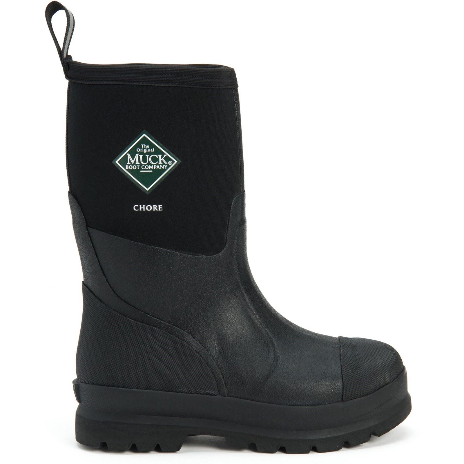 Muck Boots Chore Classic Mid Synthetic Black Wellington Boots