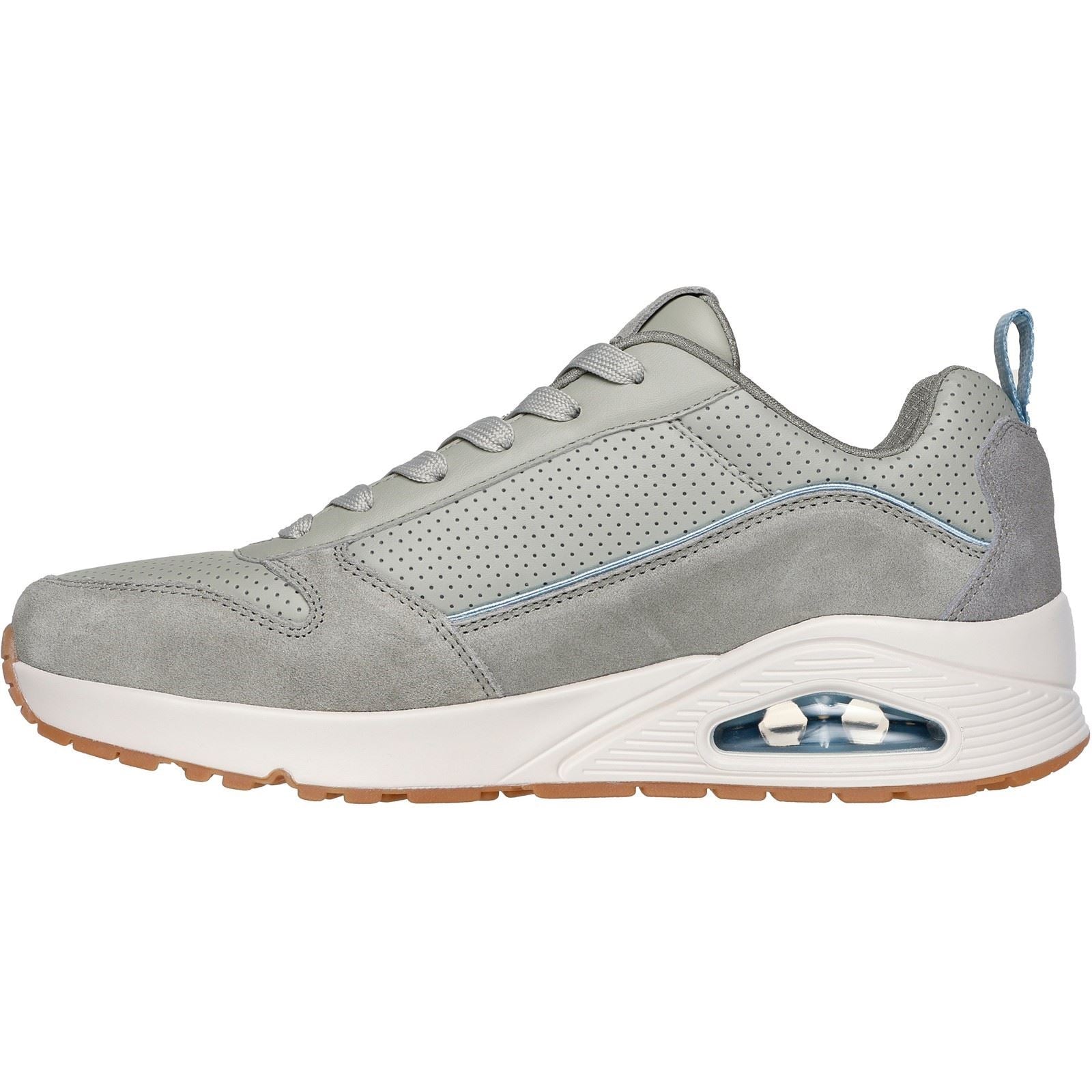 Skechers Uno Stacre 2.0 Leather Men's Sage Trainers