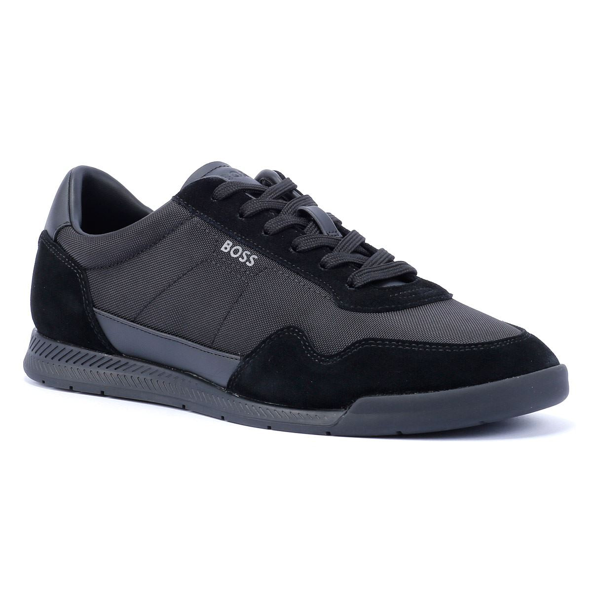 Boss Titanium Men's Black Trainers