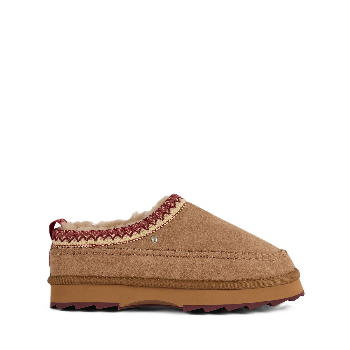 Emu Australia Sharky Adventure Scuff Suede Women's Camel Slippers