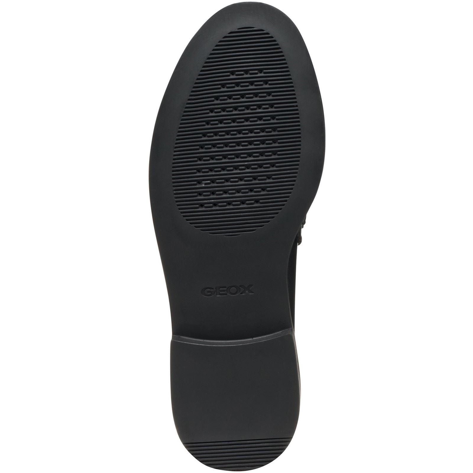 Geox D Serilda E Leather Women's Black Moccasins Shoes