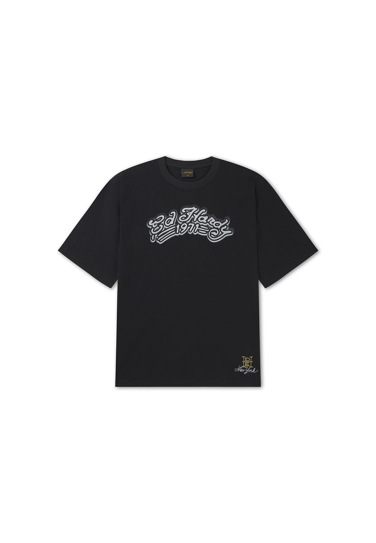Ed Hardy Stay True Graphic Regular Men's Black T-Shirts
