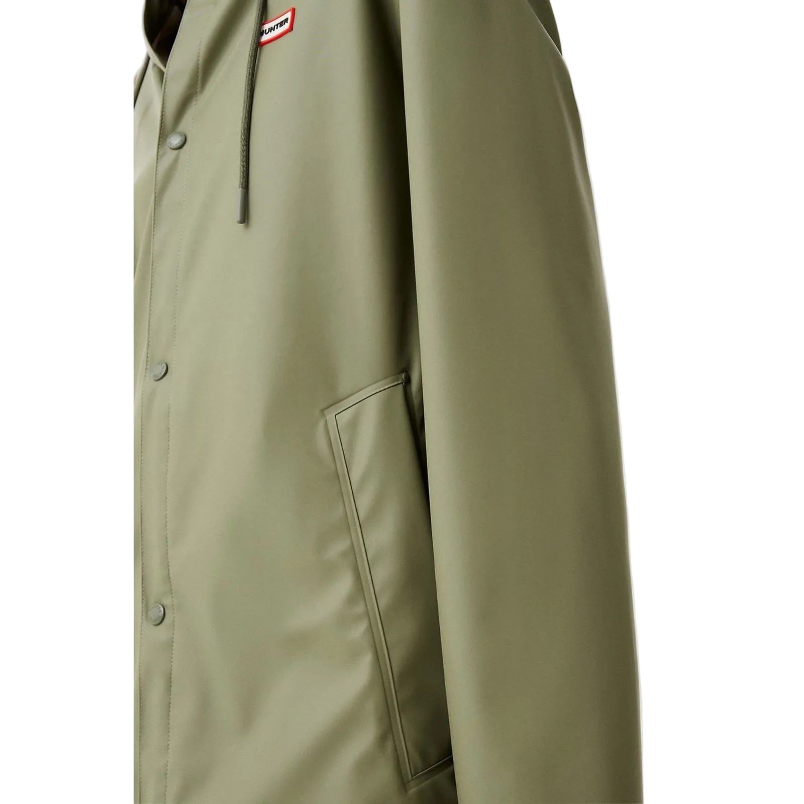 Hunter Izzy Hooded Green Jacket
