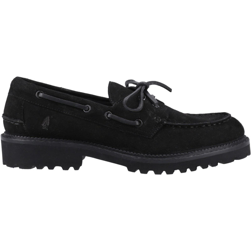 Hush Puppies Geri Suede Women's Black Loafers